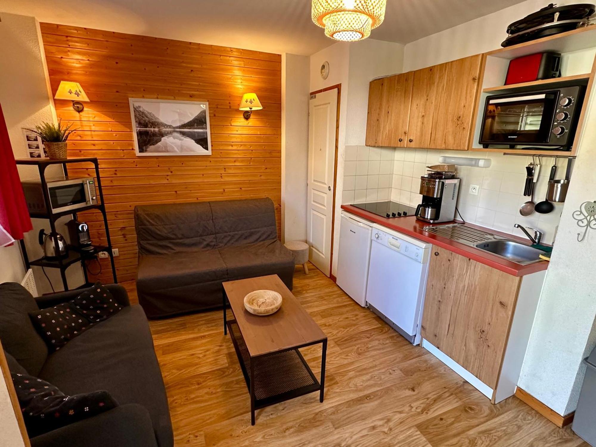 Charmant Appartement Confortable Pour 6 Personnes 40M2 Pied Pistes, Piscine, Wifi, Parking Chamrousse Dış mekan fotoğraf