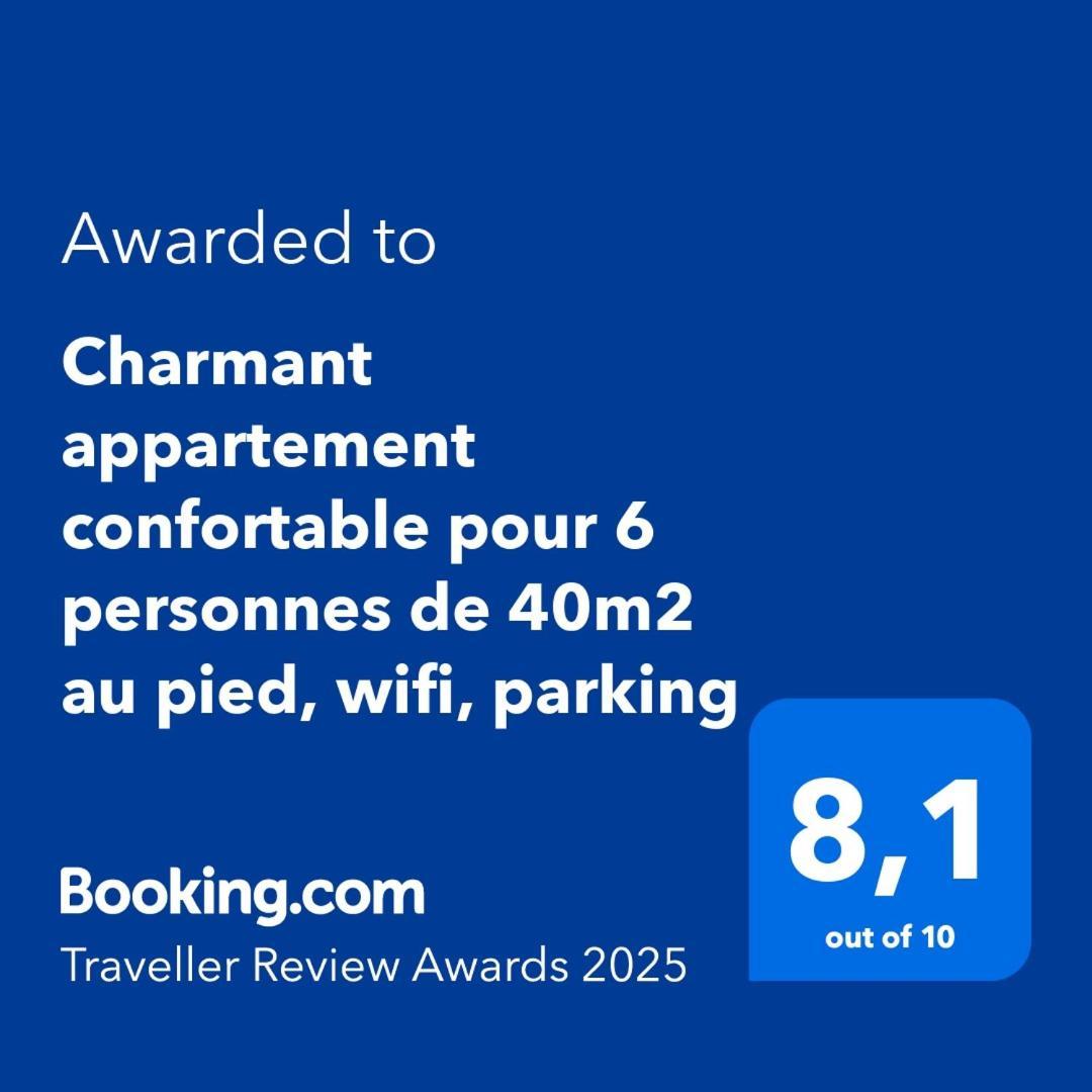 Charmant Appartement Confortable Pour 6 Personnes 40M2 Pied Pistes, Piscine, Wifi, Parking Chamrousse Dış mekan fotoğraf
