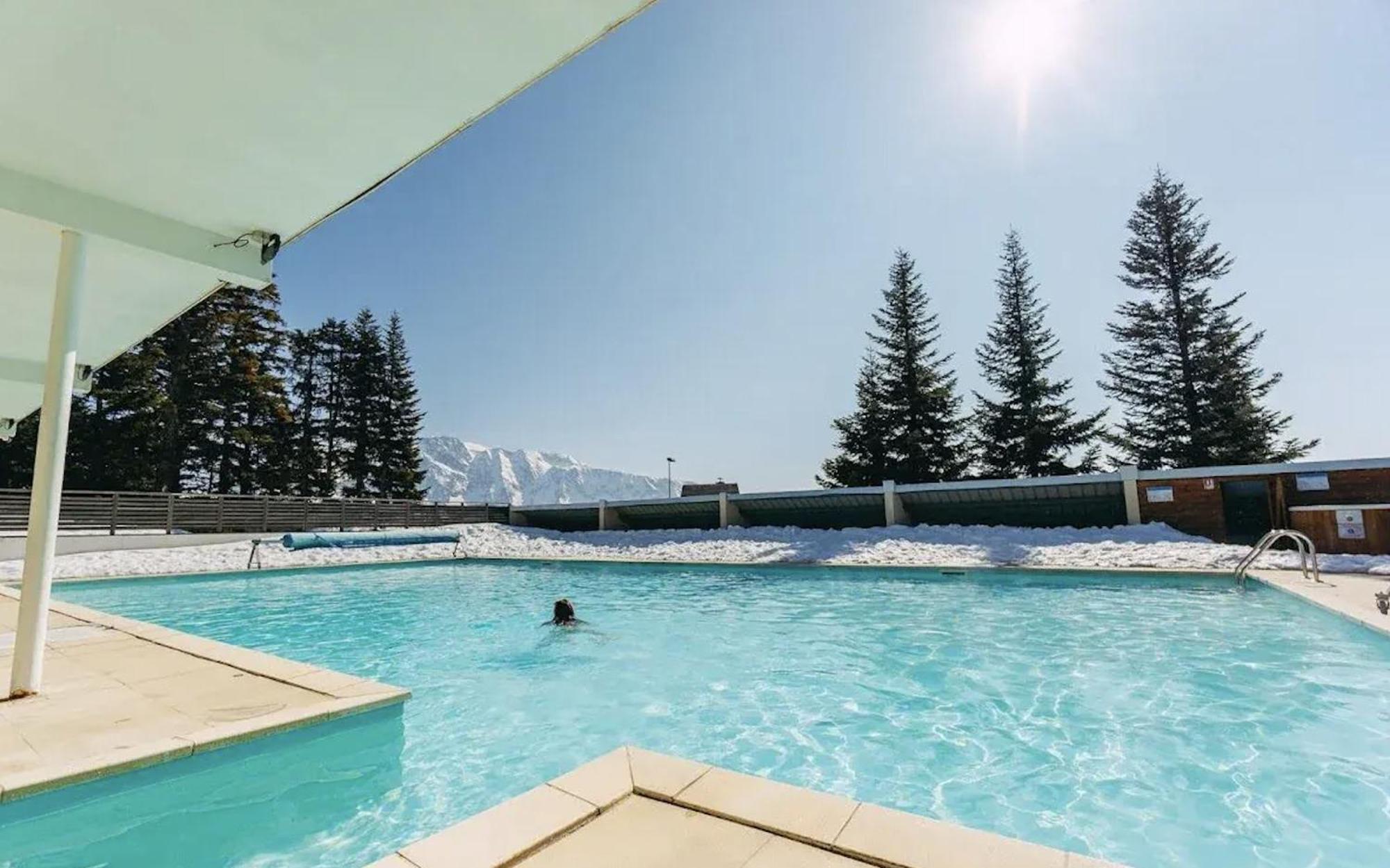 Charmant Appartement Confortable Pour 6 Personnes 40M2 Pied Pistes, Piscine, Wifi, Parking Chamrousse Dış mekan fotoğraf
